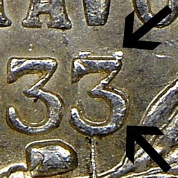 KM 438 1933 3 over 3 2 detail