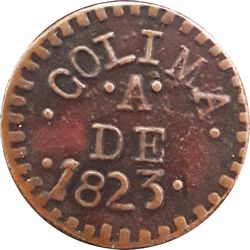 Colima 1823 reverse