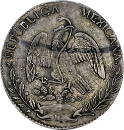 KM 377.4 1829 counterfeit reverse
