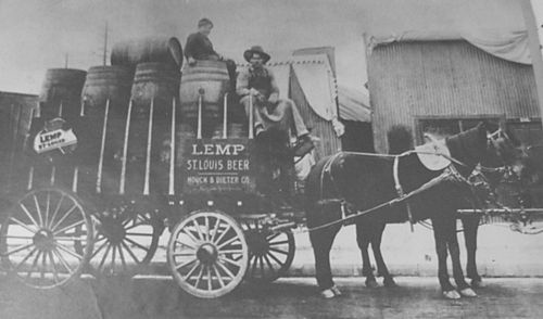 Lemps beer wagon