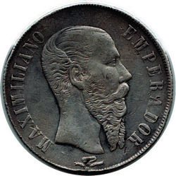 1866 Maximilian 1 obverse