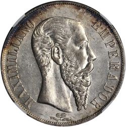 1867 Maximilian 1 Mo obverse