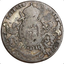 Maximilian 1 counterfeit reverse