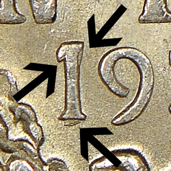 KM 455 1934 1 over 1 detail