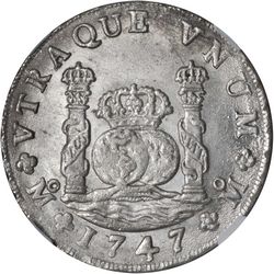 KM 104.1 8r 1747 Mo MF Ferdinand VI