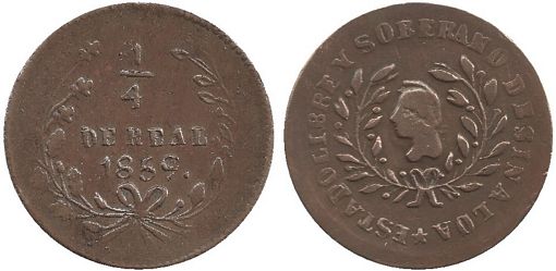 1859 ¼ real Sinaloa