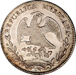 EoMo 8 Reales 1829 reverse