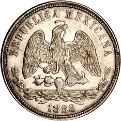 407.6 Mexico City 50c 1888