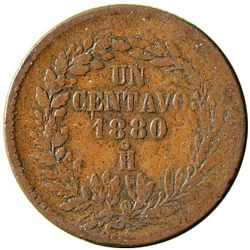 KM 391.5 1880 round O reverse