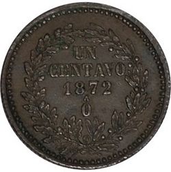 KM 391.7 1873 Oaxaca 1c