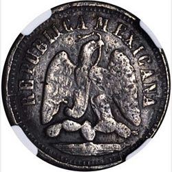 KM 391.7 1974 Oaxaca 1c reverse