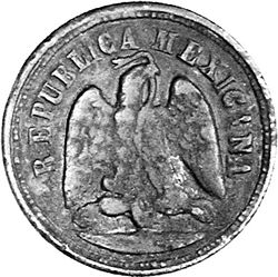 KM 391.7 1976 Oaxaca 1c reverse