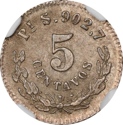 KM 398.9 1869 reverse