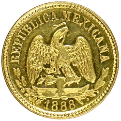 KM unlisted 5 1888 Pi R reverse