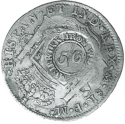 Manville 16 overstamped reverse