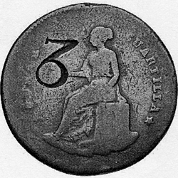 KM 330 1 8 real 1862 1 counterstamped 9 J and CC reverse