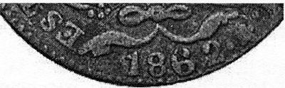 KM 360 ¼ real 1862 SLP large date
