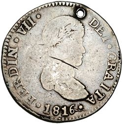 KM 102.1 4 reales 1816 Durango D MZ